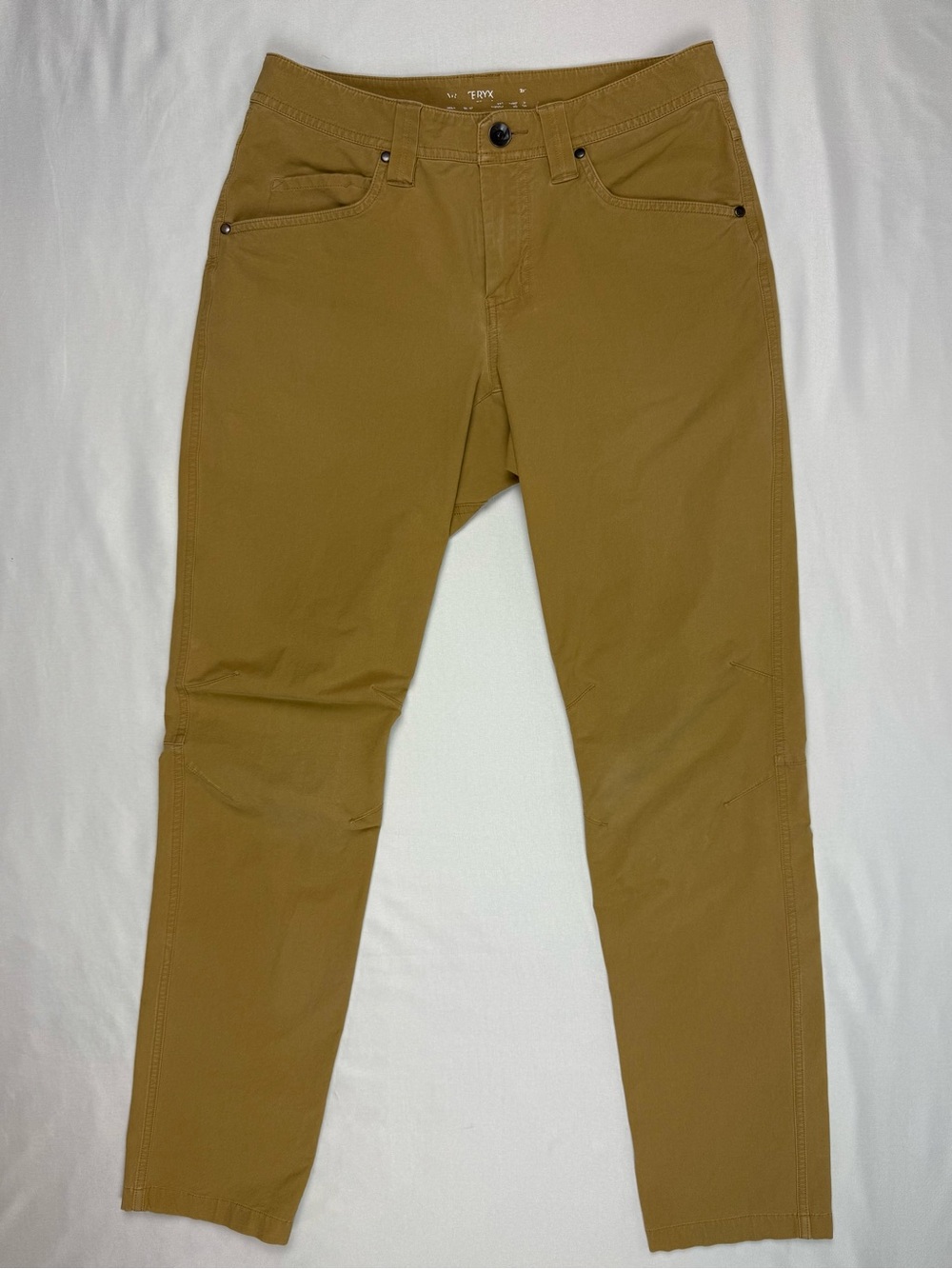 Arcteryx Mens Levon Hiking Pants 30 x 31 Elk Khaki 5 Pocket Cotton Blend B6